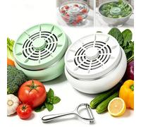 Vortex Fruit and Vegetable Washer, Fruit and Vegetable Purifier Cleaner, Fruits and Vegetables Washing Machine with 4 Cleaning Modes, for Home Kitchen Cooking Grain Rice Seafood (Mix)
