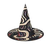 Vortex in the forest - Sombreros de brujas de Halloween, diademas de bruja, sombrero de mago, accesorios de disfraz para cosplay, fiesta de máscaras, plegable, 1