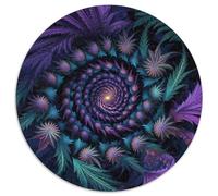 Vortex Rompecabezas Redondo 1000p Adultos-Niños Sky Night Light Sternenhimmel Circular Puzzle Niños: Infantil Imposible 3D CKunstón Juego Familiar 1000pcs (67.5x67.5cm)