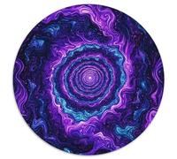 Vortex Rompecabezas Redondo 1000p Adultos-Niños Sky Night Light Sternenhimmel Circular Puzzle Niños: Infantil Imposible 3D CKunstón Juego Familiar 1000pcs (67.5x67.5cm)