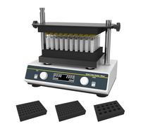 Vortex Shaker - Mezcladora con 3 módulos, velocidad de rotación 500-3000 rpm, compatible con tubos de 1,5 ml a 50 ml