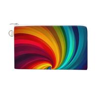 Vortex Swirling - Monedero colorido con cremallera