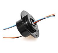 VortexLumen Anillo colector Hueco de 10mm, 4 Canales, 2A, Conector de Junta colectora conductora, 240VAC, CC, Compatible con, 1 Uds.