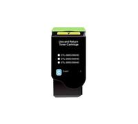 VortexLumen Caja de Polvo Residual del contenedor de Desarrollo del Cartucho de tóner con Chip Compatible con C2330K0 C233HK0 C233HM0(C233 Y 2300pages)