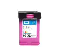 VortexLumen Cartucho de Tinta Compatible con de Escritorio 901 901XL Officejet 4500 G510g G510h G510n Officejet 500 G510a G510b(901XLC)