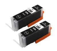 VortexLumen Cartucho de Tinta Compatible con TS8320 TS9120 TS8120 TS8220 PGI-280 CLI-281 PGI280XL Cli281(2pcs-Big Black)