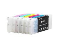 VortexLumen Cartucho de Tinta Juego de 6 Colores T7811 T7816 Lleno de Tinta colorante 200 ML Compatible con Frontier S DX100 DX100