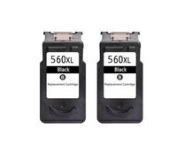 VortexLumen Compatible con de PG560 CL561 CL 561 PG560XL Cartucho de Tinta remanufacturado para TS5350 TS5351 TS5352 TS5353 TS7450 TS7451(2Black)