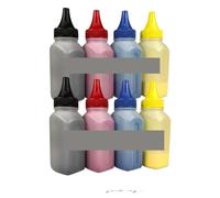 VortexLumen Recambio de tóner de Color láser Compatible con Polvo para Cartuchos de tóner de Color de Phaser 7100 7100n 7100dn(2 Set 40GX4color)