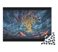 Vórtice Estelar Arte Abstracto Puzzle de 1000 Piezas Papel Puzzle para Adultos Noche Familia 70x50cm/1000pcs