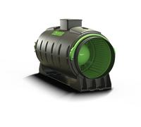 VORTICE Leise Ventilador Tubo Lineo Quiet 250 mm 1485 m3/h Negro