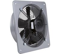 Vortice - Ventilador de pared para ventilación directa al aire libre, axial, color negro