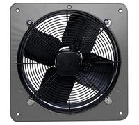 Vortice - Ventilador de pared para ventilación directa al aire libre, axial, color negro