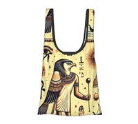 Vortithora Ancient-Egypt-Egyptian-Pharaohs - Bolsa de compras plegable reutilizable, bolsa de comestibles portátil para uso diario