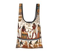 Vortithora Ancient-Retro-Egyptian-Pharaohs - Bolsa de compras plegable reutilizable para uso diario