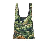 Vortithora Jurassic-Dinosaur-Lover - Bolsa de compras plegable reutilizable para uso diario