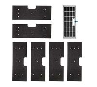 Voryiot Filtros de pelusa de espuma reutilizables compatibles con PFQ97HSPVDS - Paquete de 6 WH01X35719 - Repuesto de filtro de secadora lavable a mano