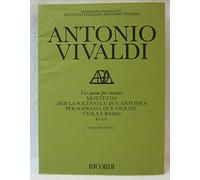 Vos Aurae per Montes - Mottetto per Soprano, due Violini, Viola E Basso - Edizione Critica (Fondazione Giorgio Cini Istituto Italiano Antonio Vivaldi) RV 634