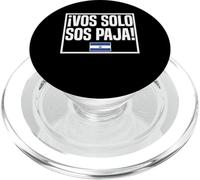 ¡VOS Solo Sos Paja! Bandera de Salvador PopSockets PopGrip para MagSafe