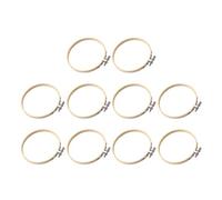 VOSAREA 10 Piezas Aros para Bordado de Bambú Círculos de Punto de Cruz Anillo para DIY Manualidades Costura a Mano 8cm