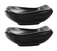 VOSAREA 2 Cuencos para Salsa de Vinagre Pequeños, Cuencos para Mojar Aperitivos, Platos Obsequios de Cerámica para Suministros de Cocina, Aptos para Snacks y Mesa de Comedor Reutilizable