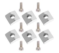 VOSAREA 2 Juegos de Abrazaderas Hexagonales y Tornillos de Tuerca de Bloqueo para Guitarra Eléctrica, Material de Hierro y Aleación de Zinc, Fácil Instalación