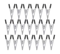 VOSAREA 30 Clips para Jaulas de Pájaros de Hierro Negro, Mini Pinzas de Cocodrilo Fáciles de Instalar para Jaulas de Loros y Otras Aves, Accesorios Seguros para Propietarios de Aves