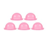 VOSAREA 5 Tapones de Plástico Rosa Fáciles de Instalar y Desmontar Accesorios Ideales para Jaula de Hámster para Laberintos DIY Fuera Jaula