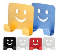 VOSAREA 6piezas Ganchos Adhesivos Fuertes Para Puerta Trasera Ganchos Para Ropa y Toallas Sin Daños Para Uso Casa