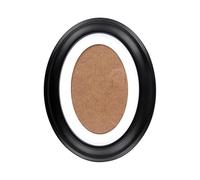 VOSAREA 7 Marco De Exhibición De Bordado Marcos Ovalados Para Pared Herramientas De Uñas Cuadro Marcos Colgantes De Pared Redondo Flores Secas Bebé De Madera Marco De Visualización