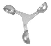 VOSAREA Anemómetro de Copa de 3 Tazas de Aleación de Aluminio, Sensor de Velocidad y Medición del Viento, Copa Medidora de Viento Profesional de 200 Mm, Repuesto para Estación