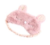 VOSAREA Antifaz para Mujeres y Niñas Diseño Adorable en Forma de Conejo para Dormir de Seda y Felpa, Bloquea la Luz Fácilmente en Hotel o Descanso