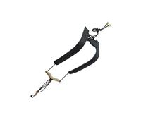 VOSAREA Arnés Ajustable para Saxofón Alto Tenor y Barítono Negro Cinturón de Hombro para Saxofón Diseño Ergonómico para Soporte y Alivio de Presión en Cuello Accesorio para Instrumentos