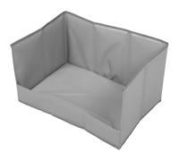 VOSAREA Bandeja Plegable para Orinal de Perro Pequeño con Valla Alta, Protección contra Salpicaduras, Material Poliéster Resistente y Lavable, Recinto para Baño Interior y Entrenamiento