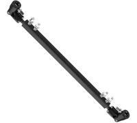 VOSAREA Barra de Enlace de Pedal de Batería Doble, Metal Resistente, Color Negro, Accesorio para Pedal de Bombo, Suministro Duradero para Batería, Compatible Pedales Dobles, Uso