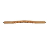 VOSAREA Bastón de Masaje de Madera de Haya Multifuncional para Puntos de Acupuntura, Varilla Corporal Ligera Marrón Claro para Masaje de Cuello, Hombros, Pies y Espalda, Uso Doméstico