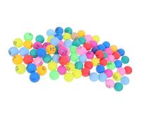 VOSAREA Bolas de Bingo de Plástico 4 CM 100 Unidades Numeradas del 1 al 100 Colores Mezclados sin Costuras para Juegos Rifas y Actividades Educativas en Escuelas y Fiestas