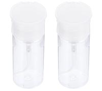 VOSAREA Botella de Agua Purificadora Petg de 100ml Ligera y Recargable para Viaje, Pack de 2 Piezas para Limpieza de Uñas y Cosméticos