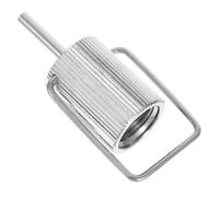 VOSAREA Cabezal Convertidor de Cartucho de Gas Pequeño de Cobre Cromado para Camping, Ligero Control Suave del Flujo de Gas, Adaptador para Recarga de Bombonas