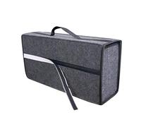 VOSAREA Caja de Almacenamiento del Maletero del Coche Bolsa de Organizador del Maletero portátil Plegable Funda de Respaldo para Furgoneta automóvil (Gris)