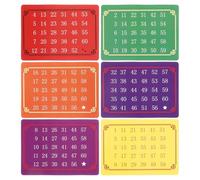 VOSAREA Cartas Telepáticas de Números para Trucos Mágicos, 5 Juegos de Naipes Numéricos Interactivos para Mentalismo, Juguetes Matemáticos para Fiestas y Entretenimiento