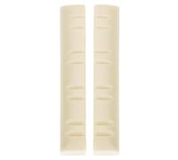 VOSAREA Cejuelas para Cuerdas de Mandolina Abs Color Blanco 2 Piezas Ligeras Que Mejoran la Sostenibilidad para Mandolina Accesorios Musicales