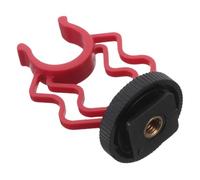 VOSAREA Clip Direccional 17-20 Mm Compatible con Boya- Soporte de Micrófono Ajustable para Escritorio para Entrevistas y Grabación en Interiores y Exteriores