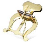 VOSAREA Clip para Partituras de Trombón Sujeción Estable y Diseño Elegante de Aleación Dorada Adecuado para Bandas de Marcha y Uso Instrumentos de Viento