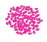 VOSAREA Confeti Delicados de Esponja Artificial de Corazón 100 Pcs de Espuma y Tela para Boda Alfombra Nupcial