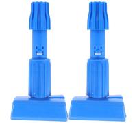 VOSAREA de Abrazaderas de Plástico Azul 2 Piezas para Cabezal de Fregona Desmontables Soporte de Repuesto para Mopa Fácil Mantenimiento