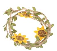 VOSAREA Hebillas de Cortina de Cuerda de Yute Ajustables y Portátiles, Lazos Decorativos Naturales y Ligeros para Recoger Cortinas en Espacios Interiores
