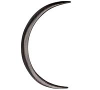 VOSAREA Horquilla de Madera Cabello Forma de Luna Negra Palillo de 115 CM Accesorio para Moños y Peinados Vintage en Mujer y Niña Decoración Práctica para Cabello Grueso y Rizado