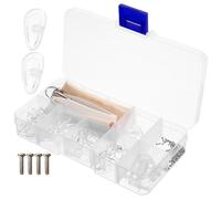 VOSAREA Juego de Almohadillas Nasales y Evitan Deslizamientos de Silicona Antideslizantes y Decorativas que No Dejan Marcas Rojas para Gafas de Montura Completa