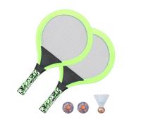VOSAREA Juego de Raquetas de Tenis Balones Eva, Material Duradero y Diseño Redondo, Adecuado para Actividades Deportivas al Aire Libre y Desarrollo Físico Infantil